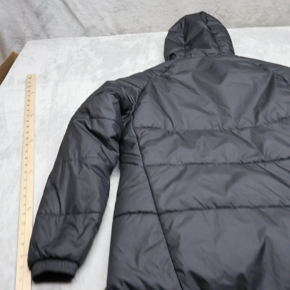 Adidas Jacket Mens Small Black Condivo 22 Winter Insulated Quilted Puffer LOGO